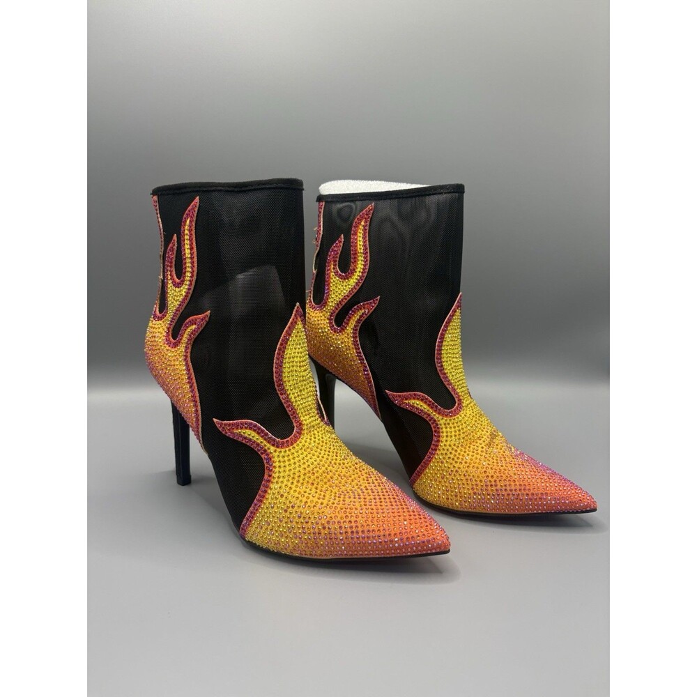 Thalia Sodi Women's Rayenn Pointed-Toe Dress Booties - Red Hot Flame Size 6